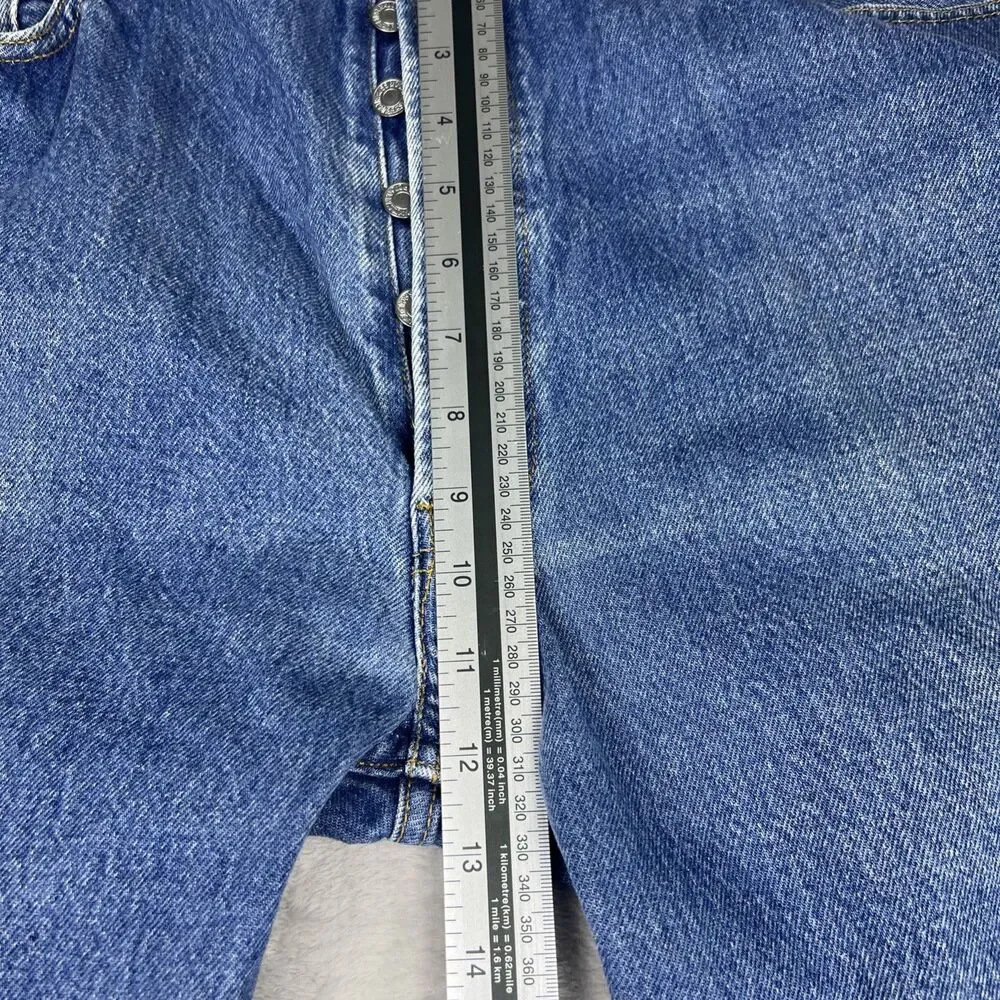Levi’s 501 Jeans Mens 38x30 Blue Button Fly Straight Leg WPL 423 Vintage Denim